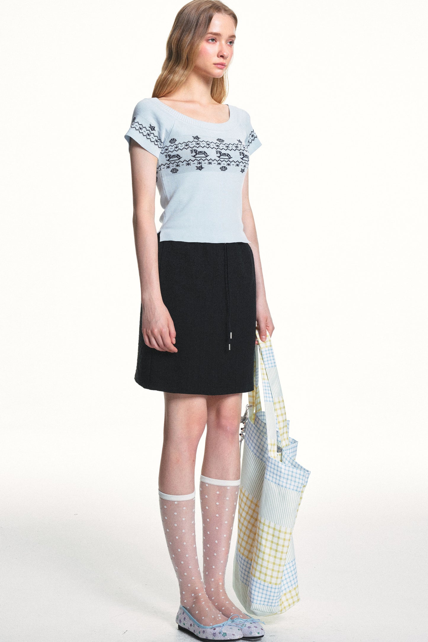 Maglietta in lyocell Tencel con spalle scoperte