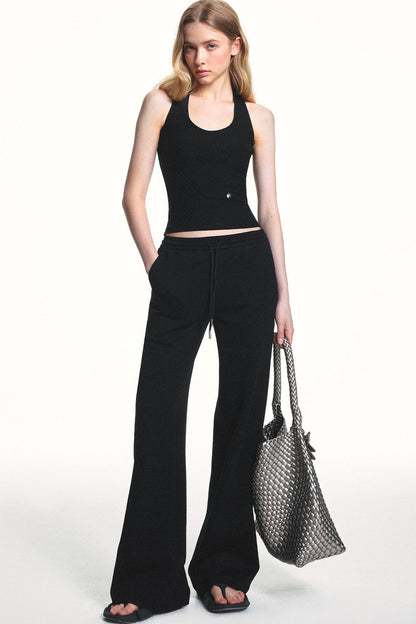 Lyocell Jacquard Racerback Top