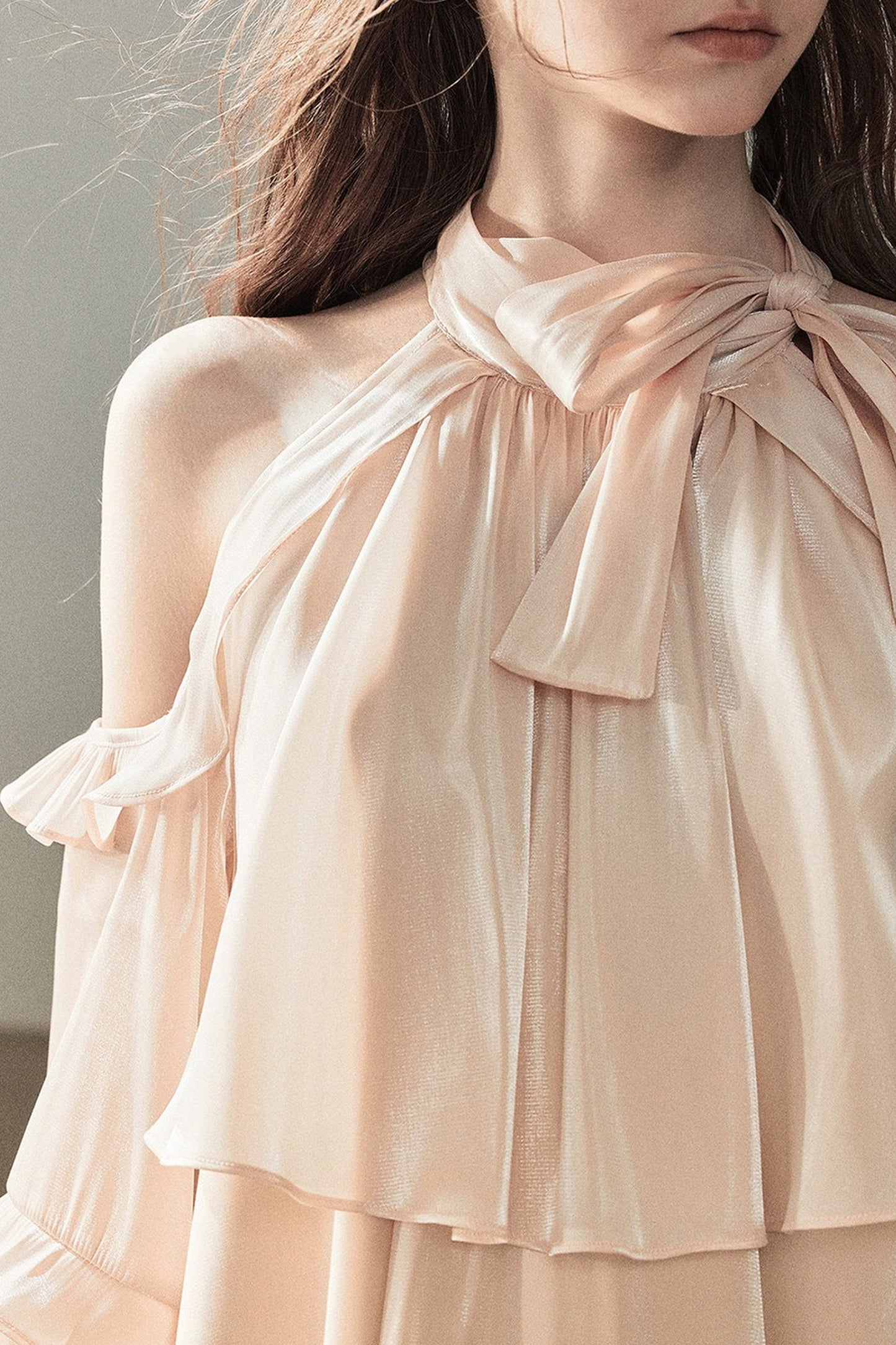 Pearl Luster Satin Blouse