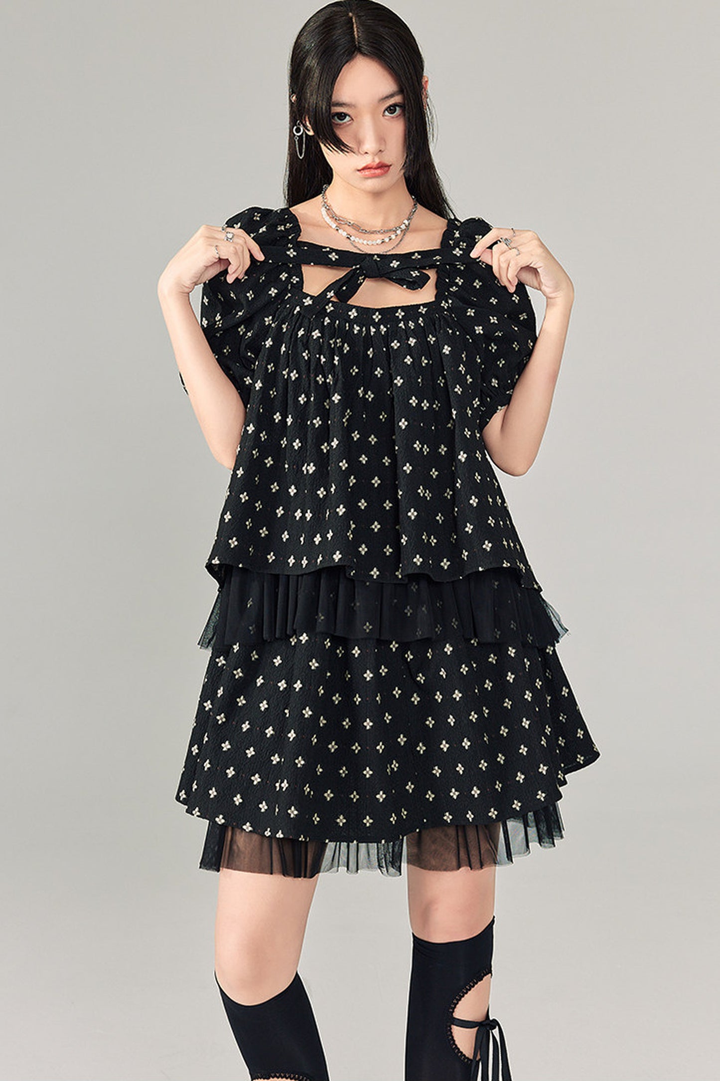 Floral Top and Skirt Set-Up