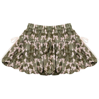 Butterfly Camouflage A-Line Skirt