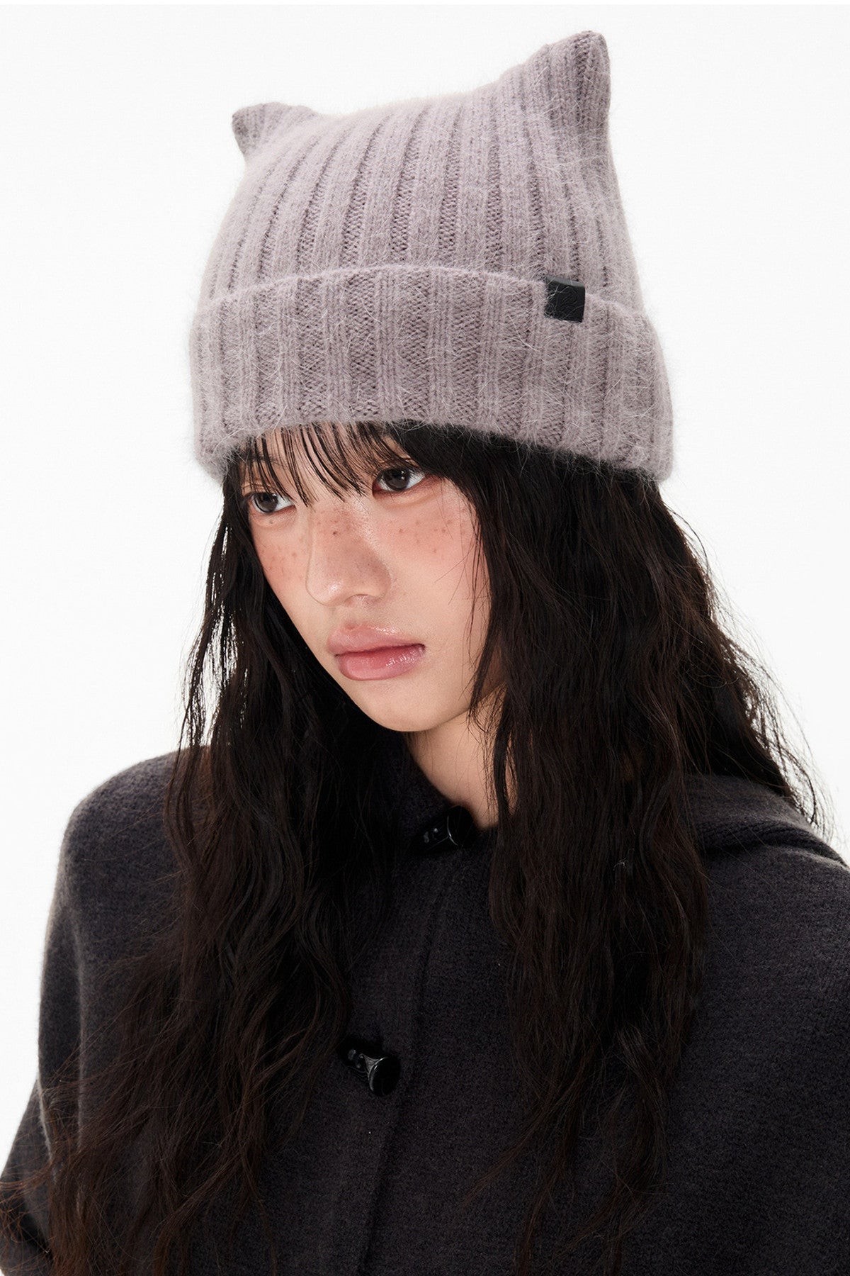 Cat Ear Rabbit Plush Hat Knit