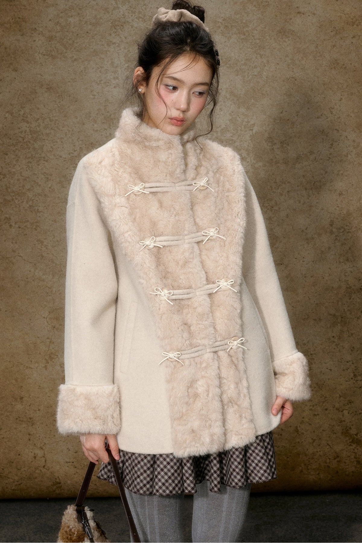 Mid-Length Double-Sided Woolen Jacket