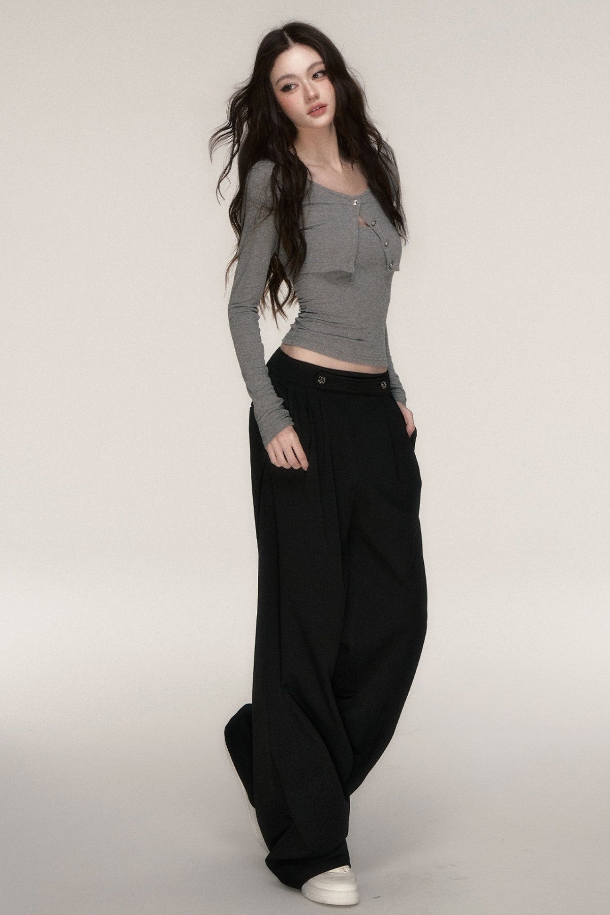 Napoleon Style Straight Leg Trousers