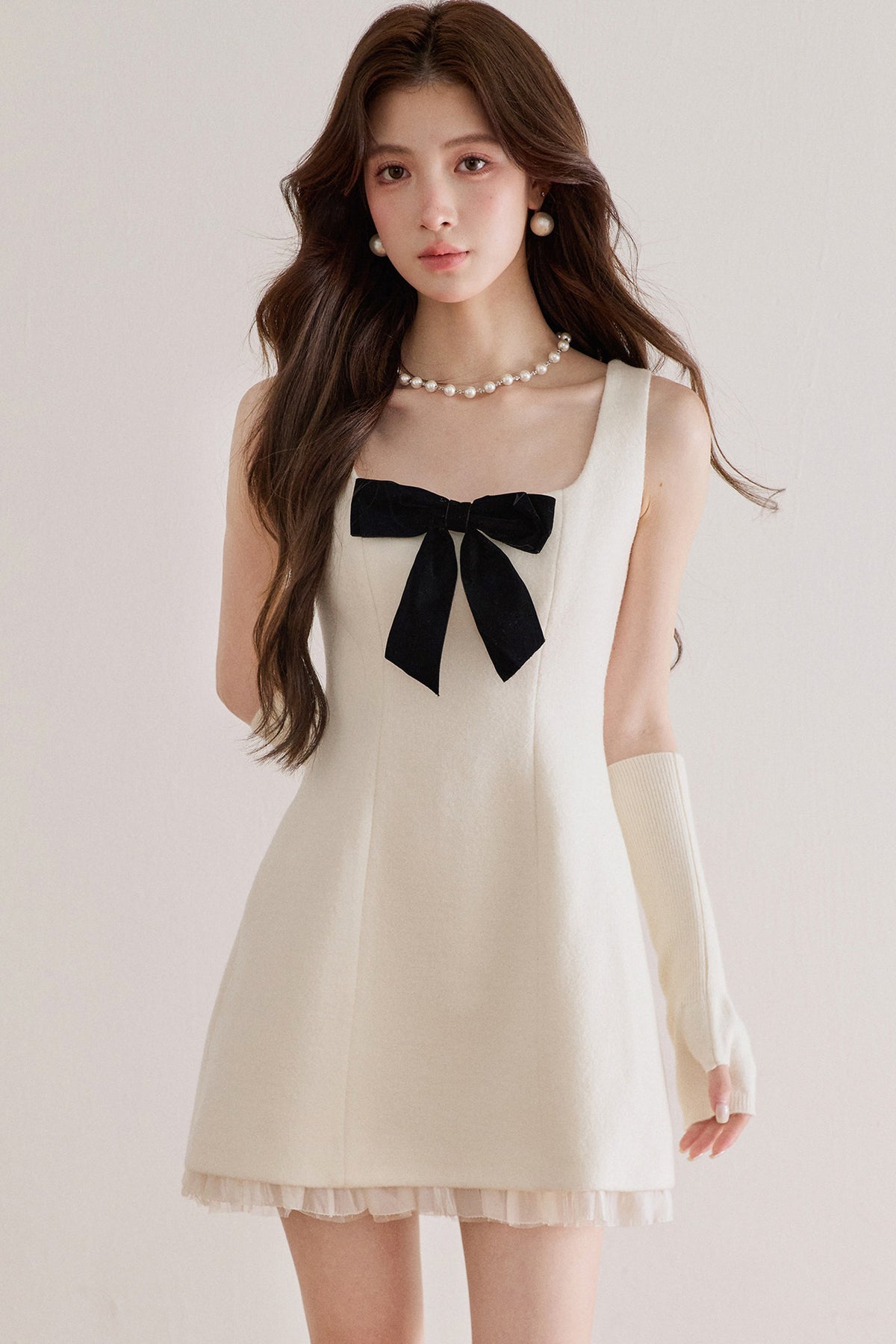 Wool Blend Knitted Arm Sleeves