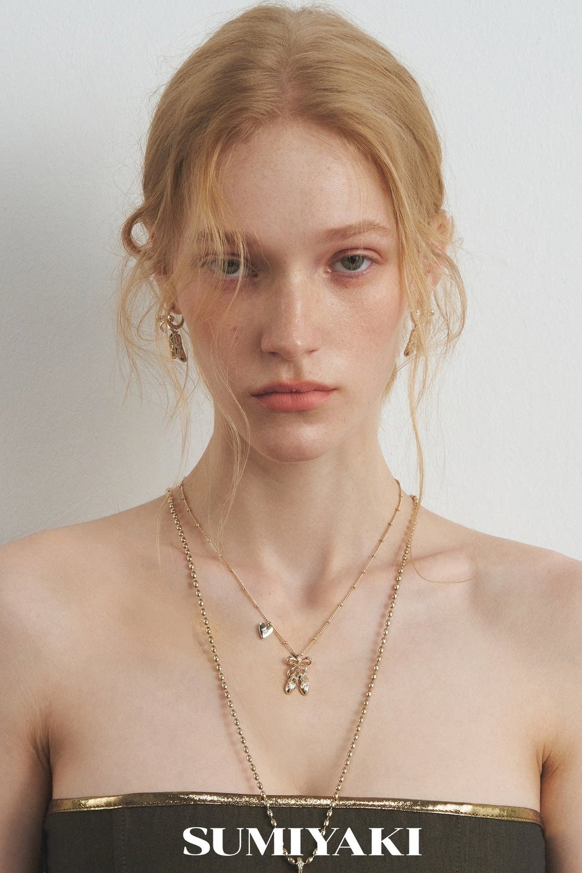 Bow Long Necklace