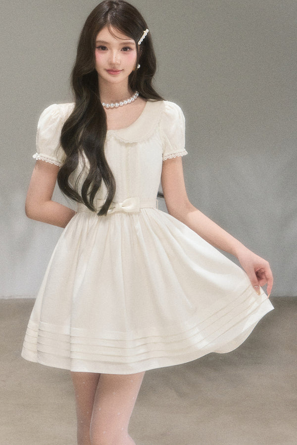 Pure White Fairy Tale A-Line Dress