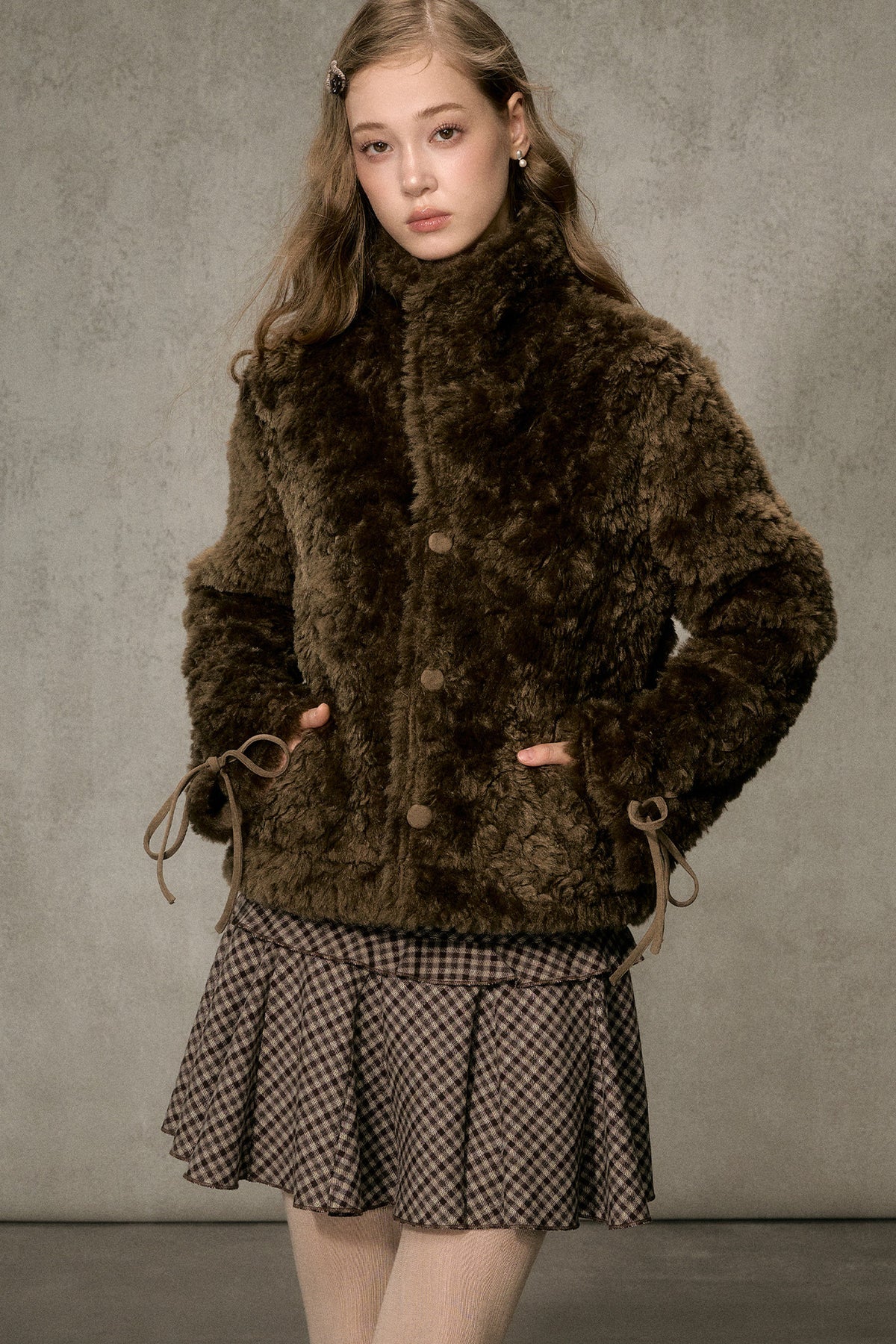 Reversible Suede Lamb Wool Jacket