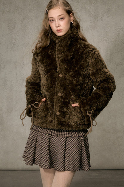 Reversible Suede Lamb Wool Jacket