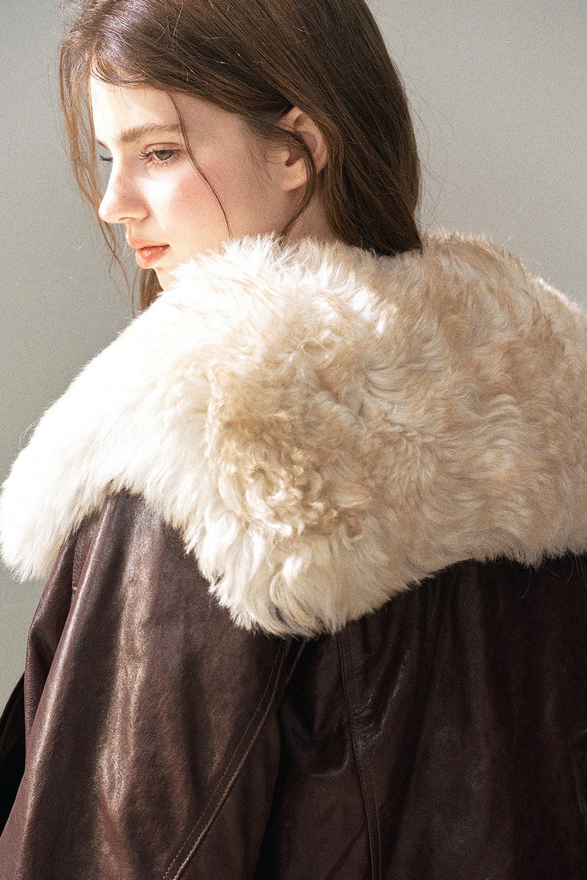 Genuine Sheepskin Lamb Fur Jacket