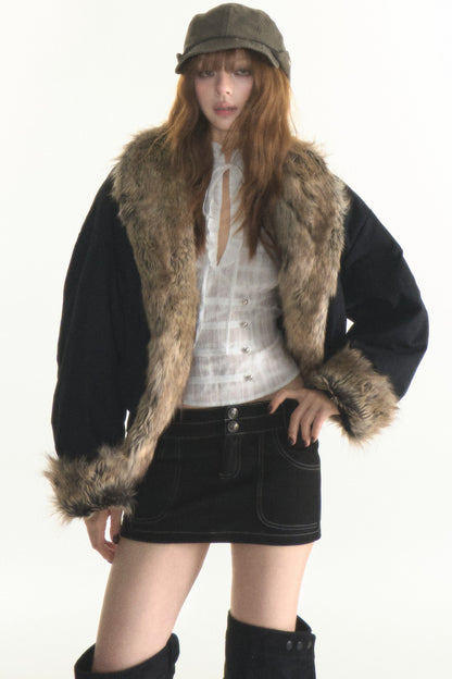 White Palace-Style Lace-Up Shirt