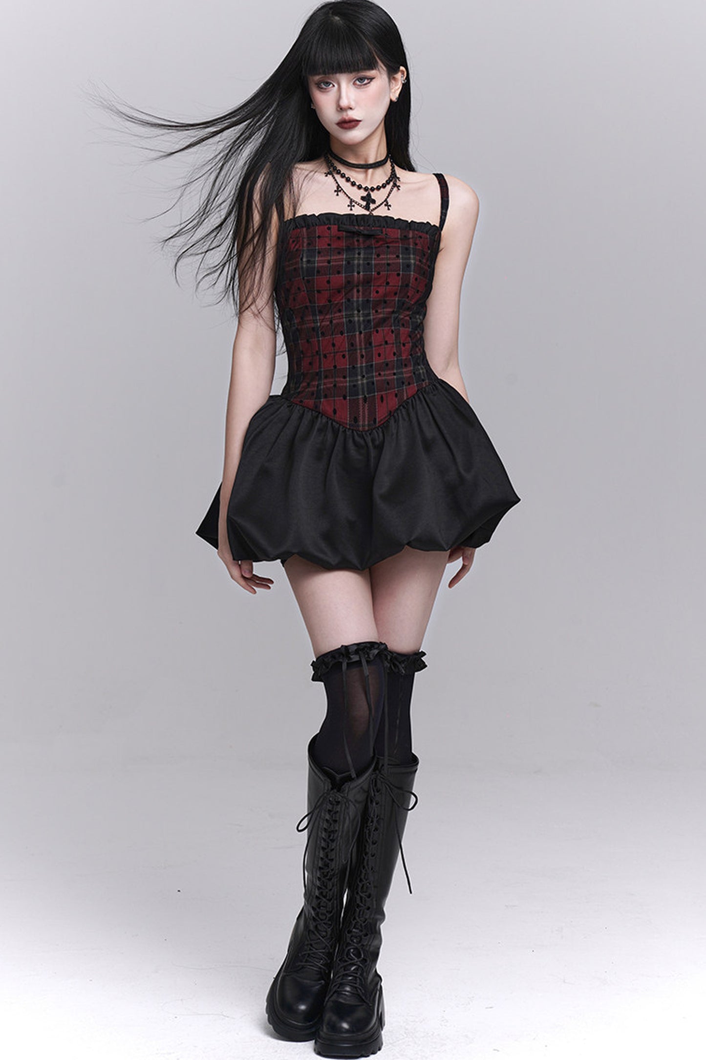Red and Black Ballet Dress