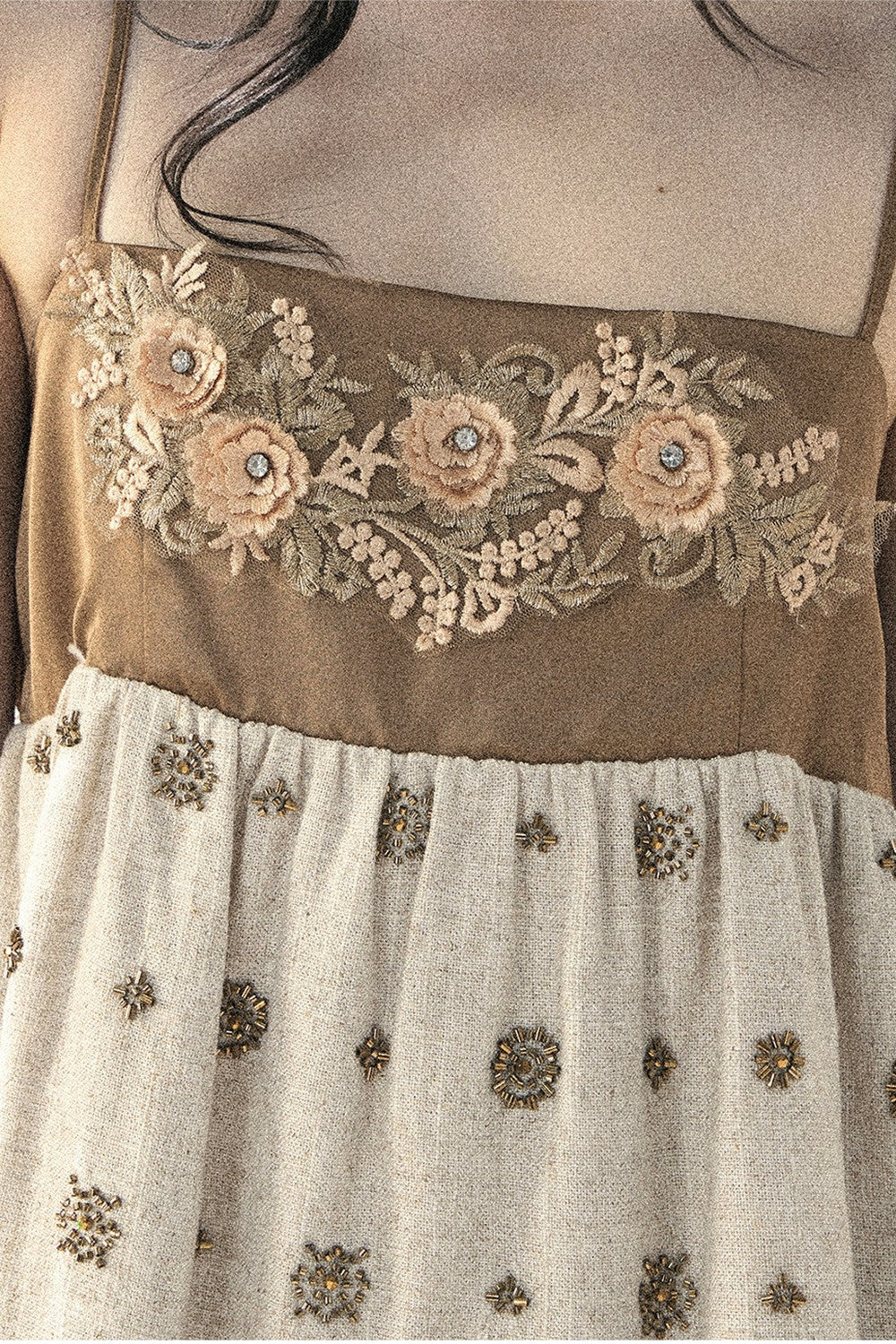 French Floral Babydoll Dress