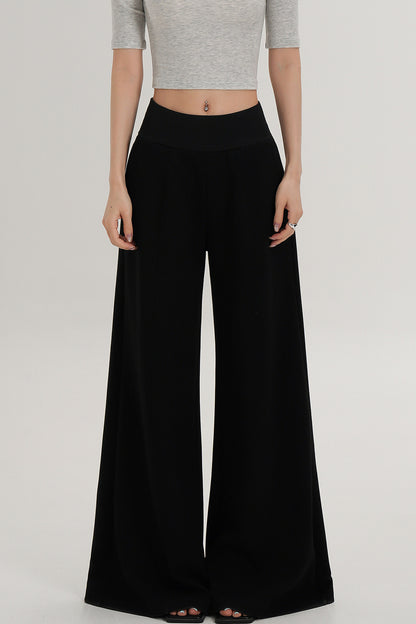 Pantaloni svasati eleganti a vita alta