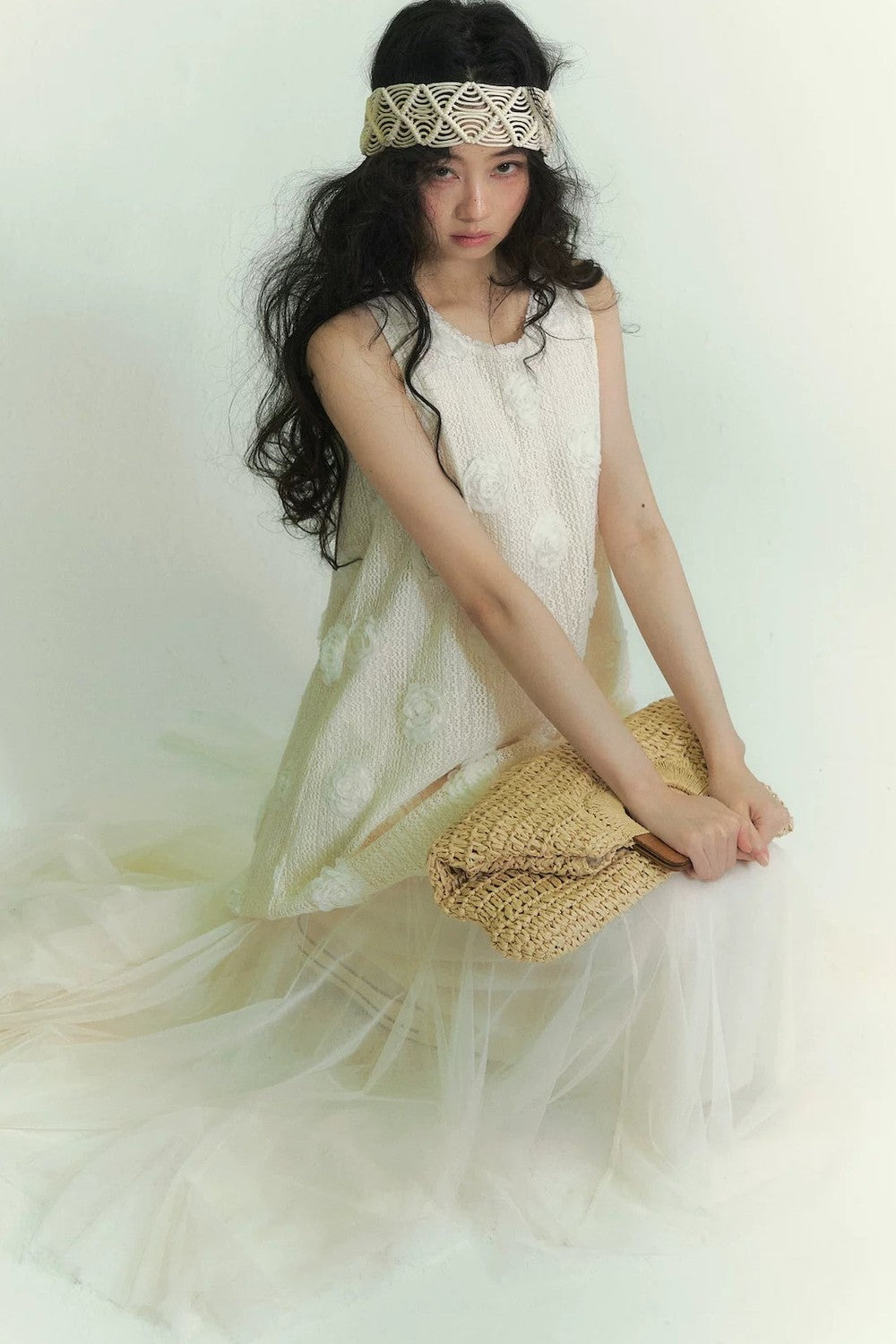 Double-Layer Mesh Fairy Skirt