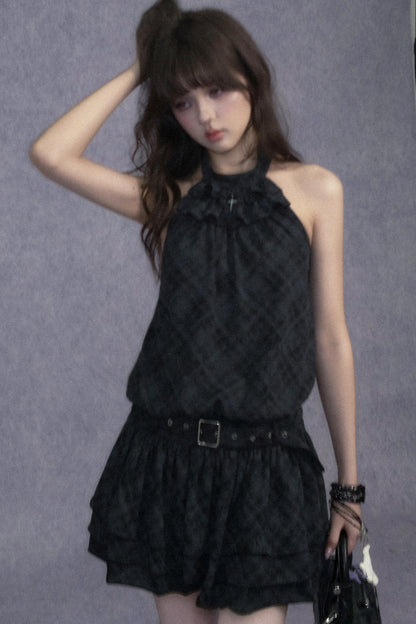 Vintage Halter Neck Dress