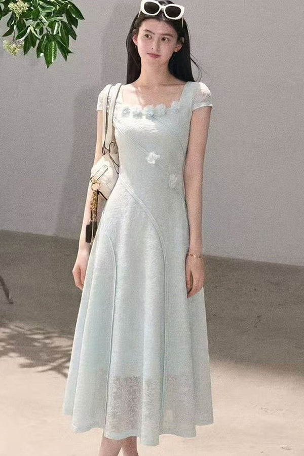 Vestido jacquard Mint Mambo