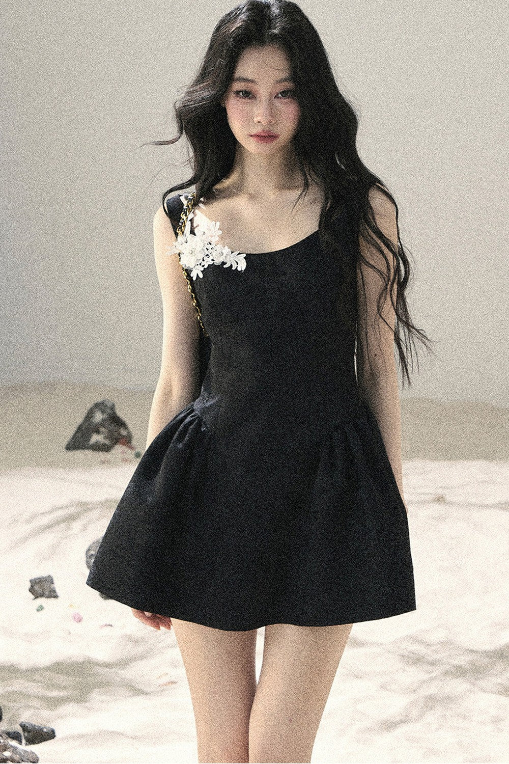 French Style Floral Lace Dress