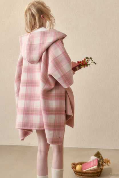 Reversible Wool Cape
