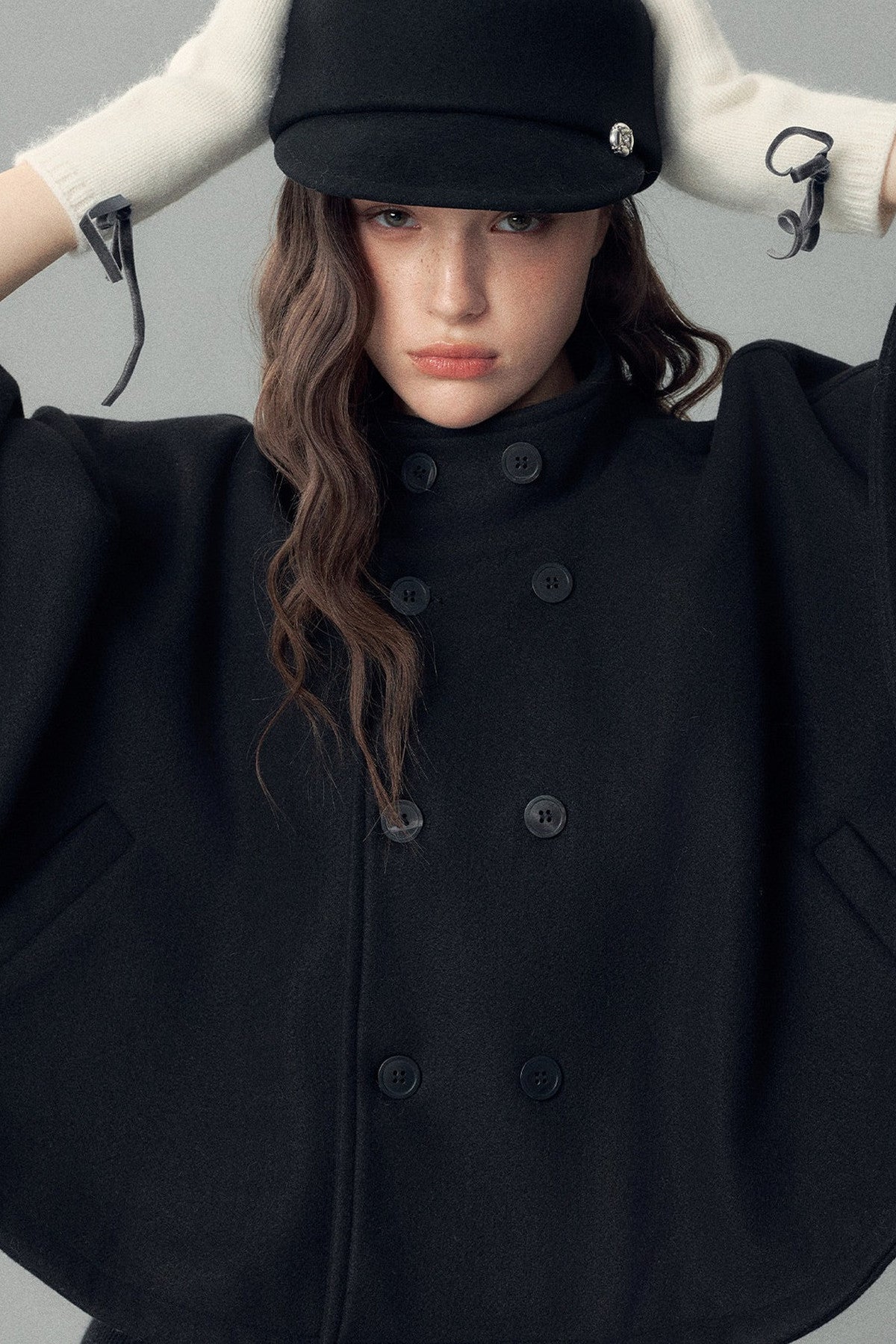 Wool Short-Brimmed Equestrian Hat