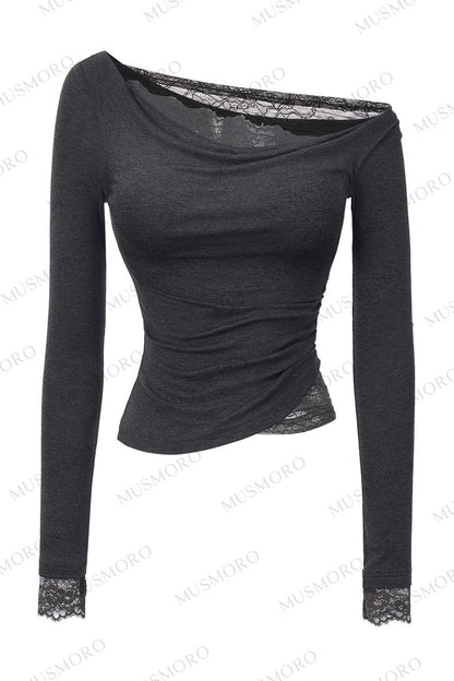 Lace Off-Shoulder Top