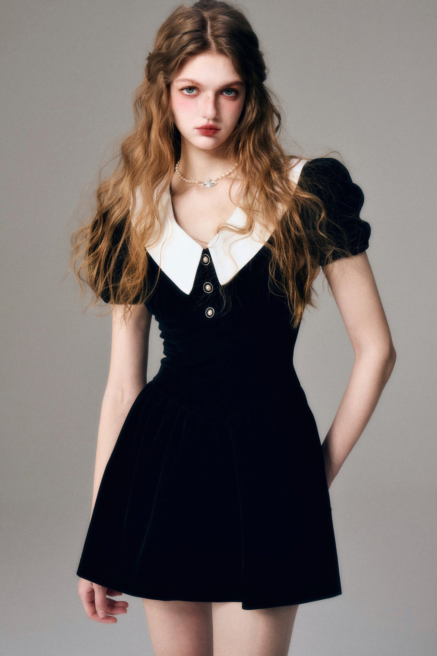 Black Velvet Ballet Dress