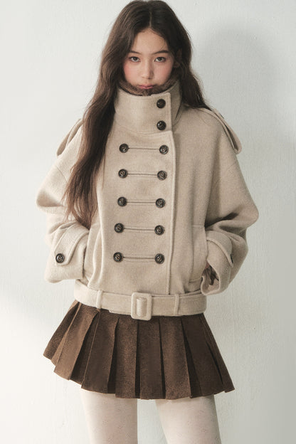 Double Breasted Wool Coat