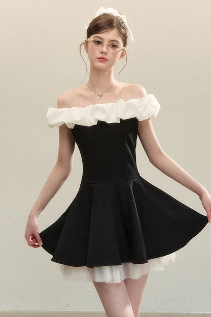 Elegant Off-Shoulder Ballet Dress