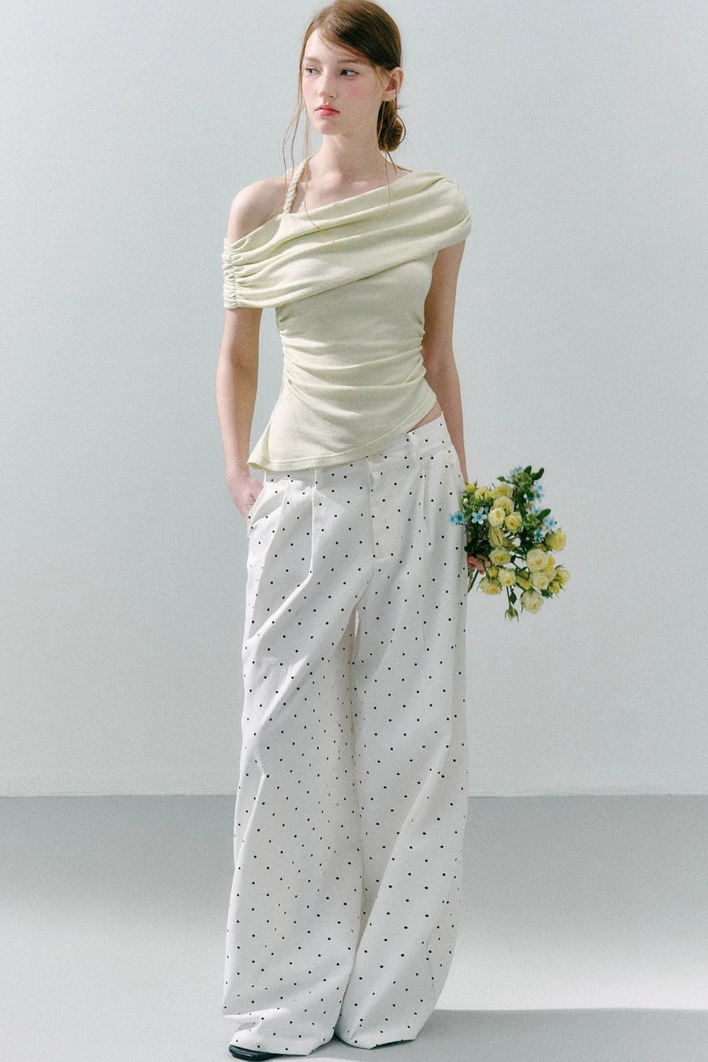 Cotton Polka Dot Pants