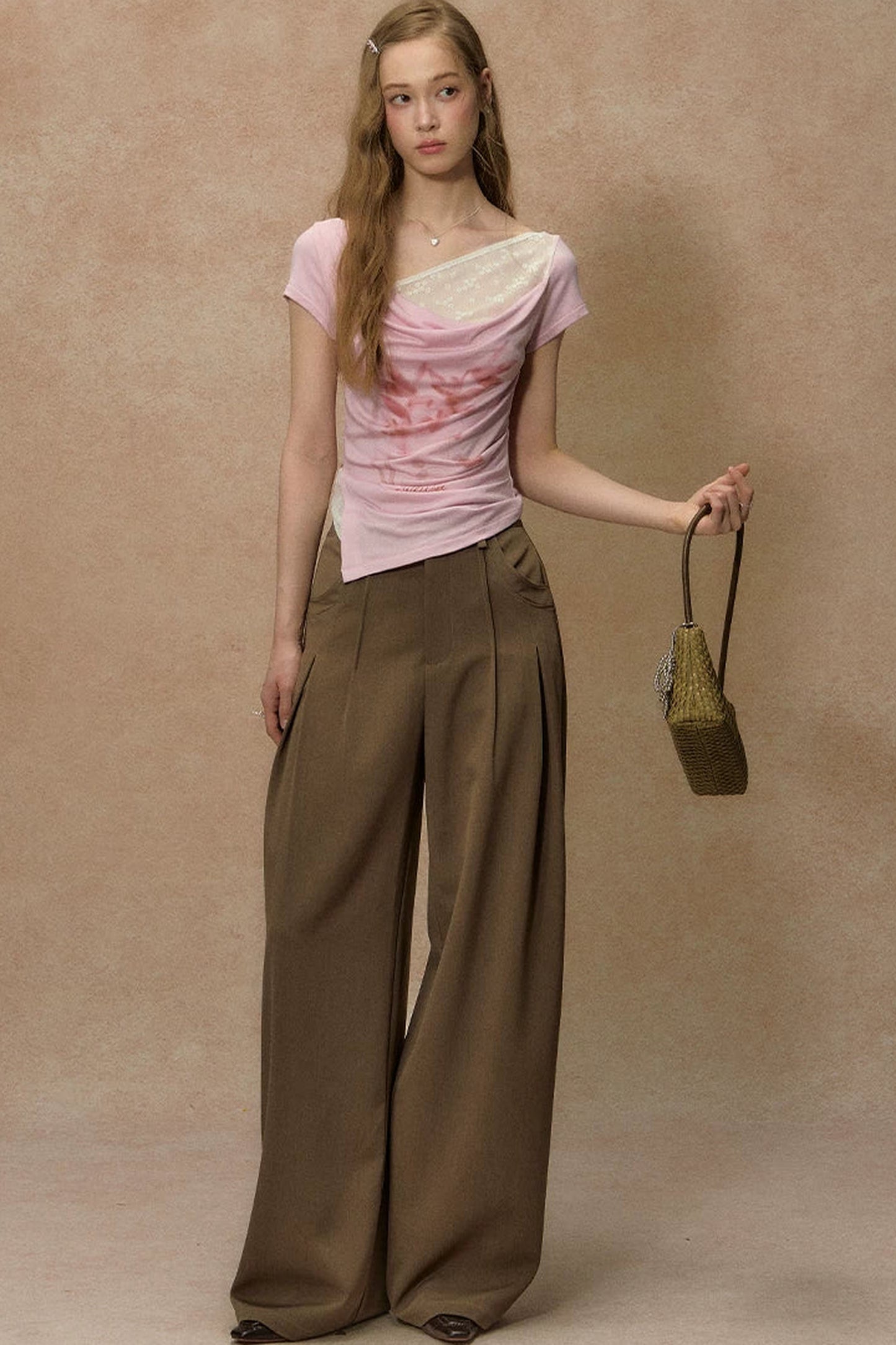 Twilight Palm Wide-Leg Pants