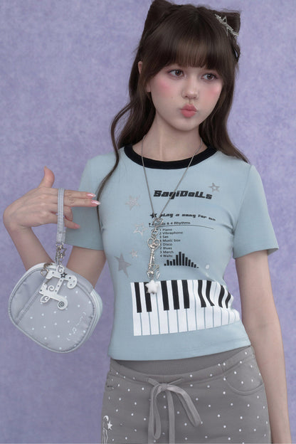Two-Tone Millennium Music Top