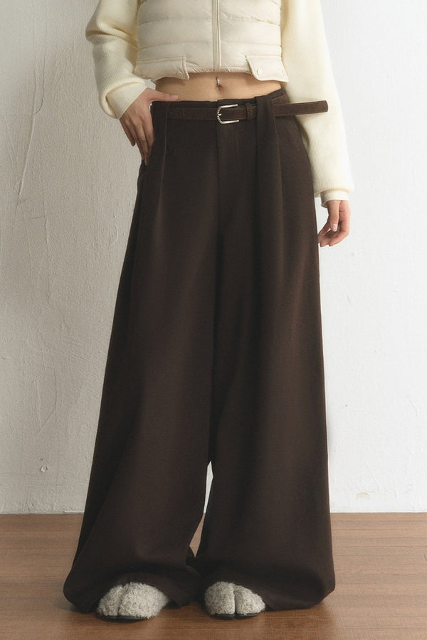 High-Waisted Wide-Leg Pants