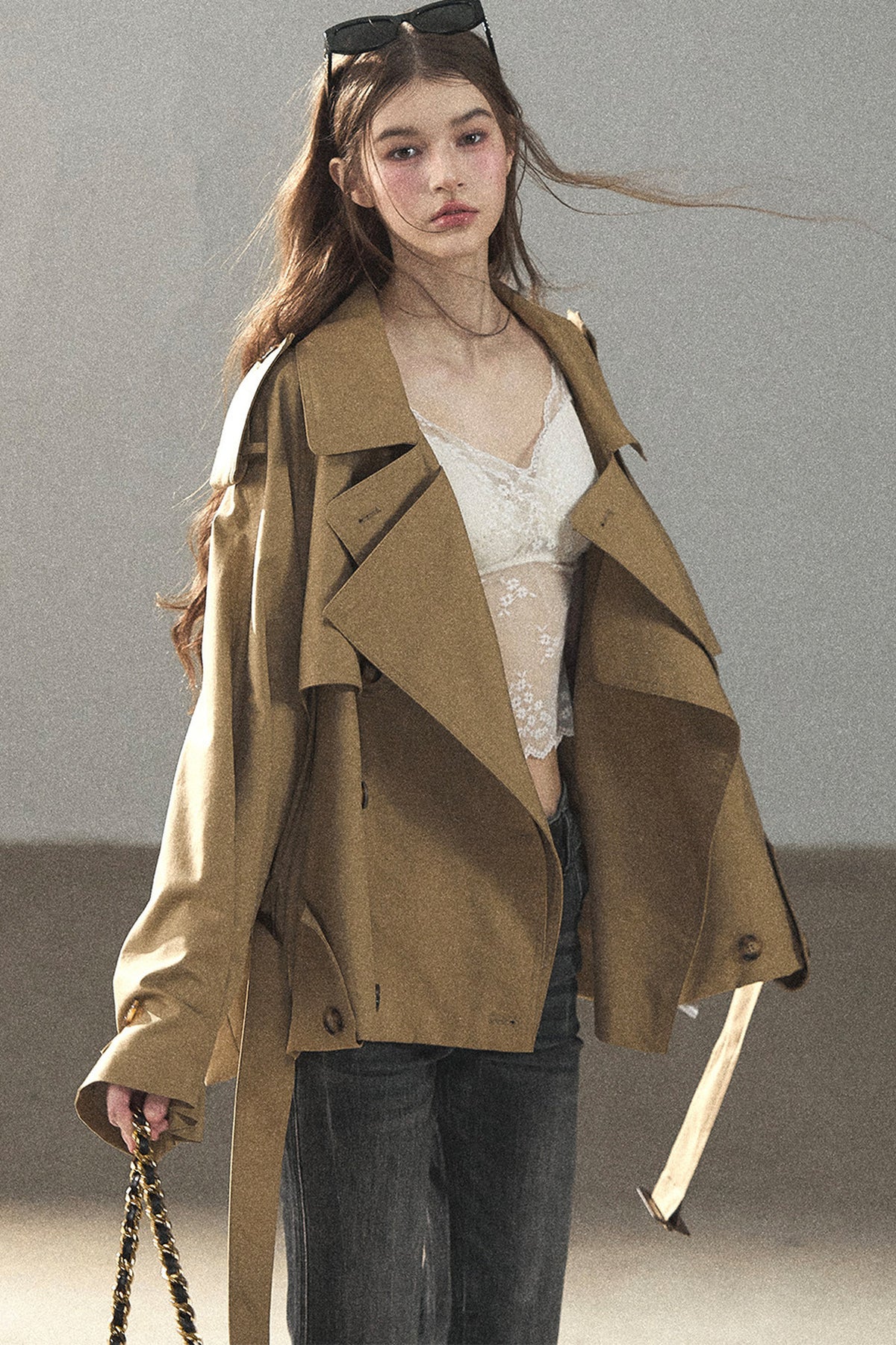 Loose Fit Trench Coat
