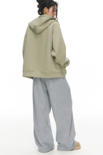 Loose Zip-Up Hoodie