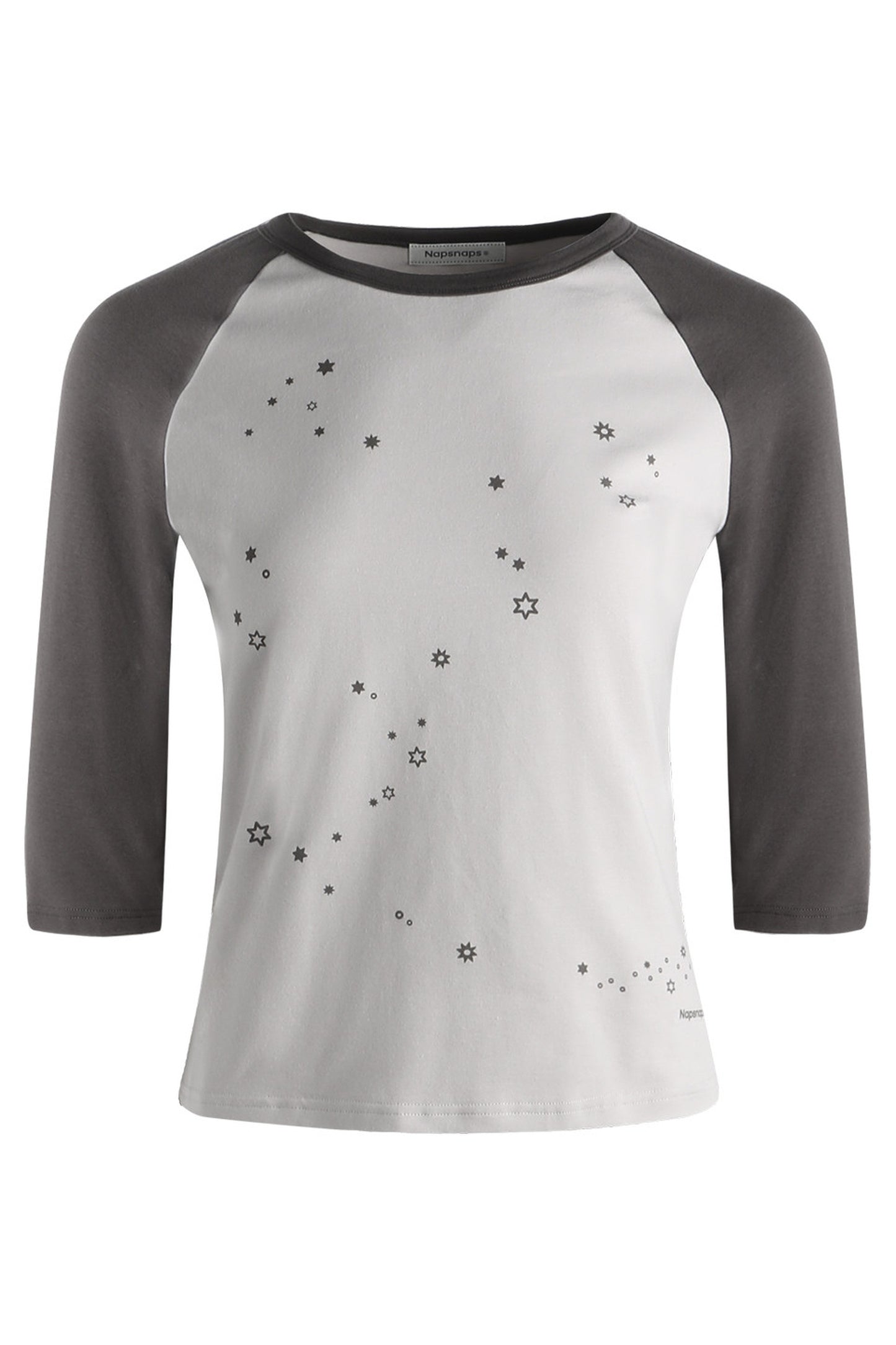 Color-Blocked Raglan Sleeve Knit Blouse