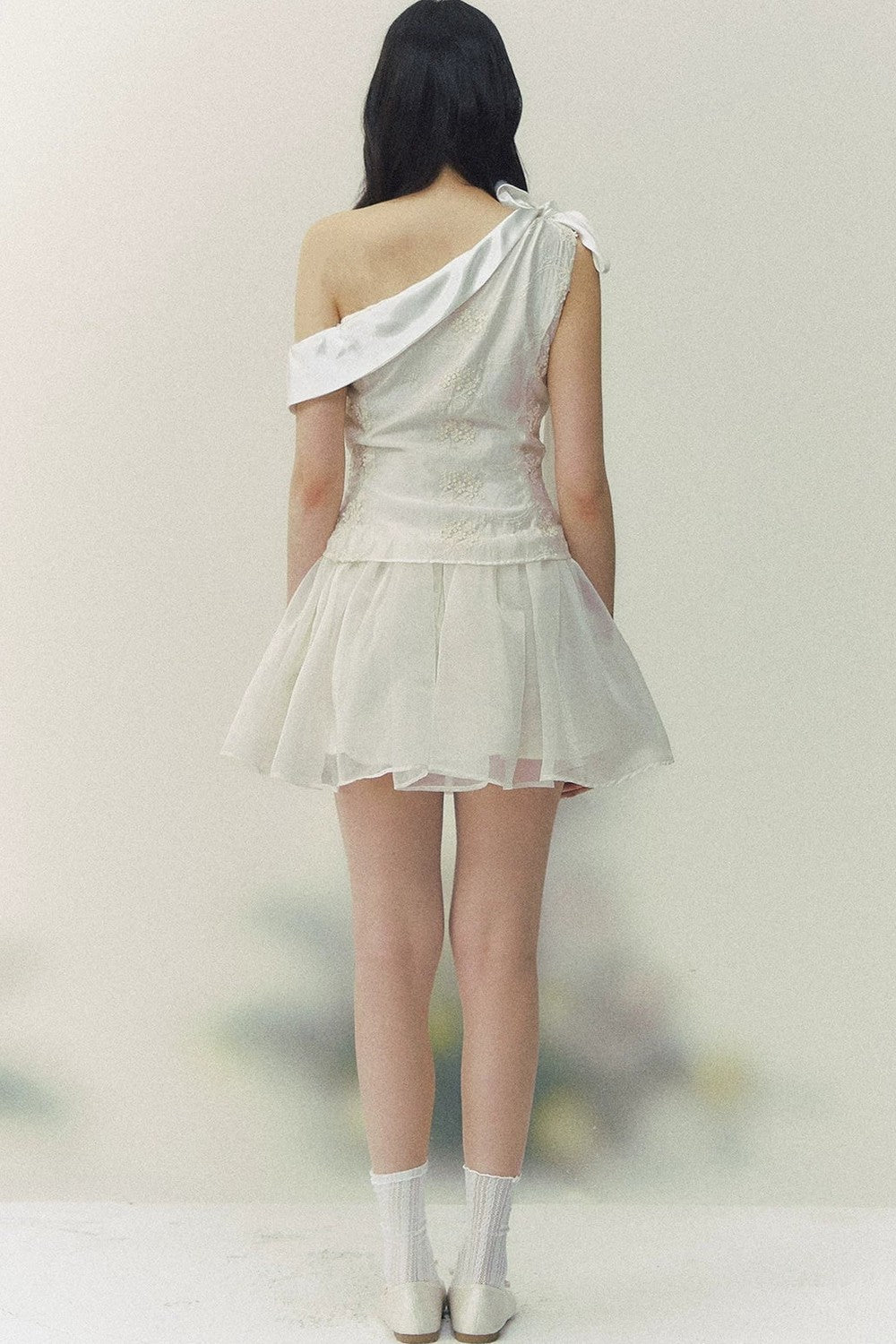 Satin Embroidery Princess Dress