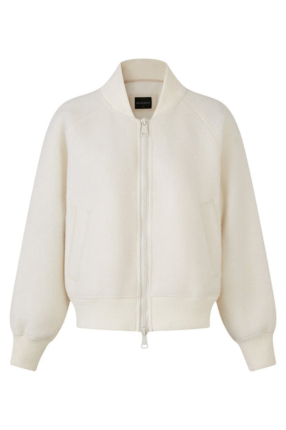 Loose Wool Blend Stand Collar Jacket