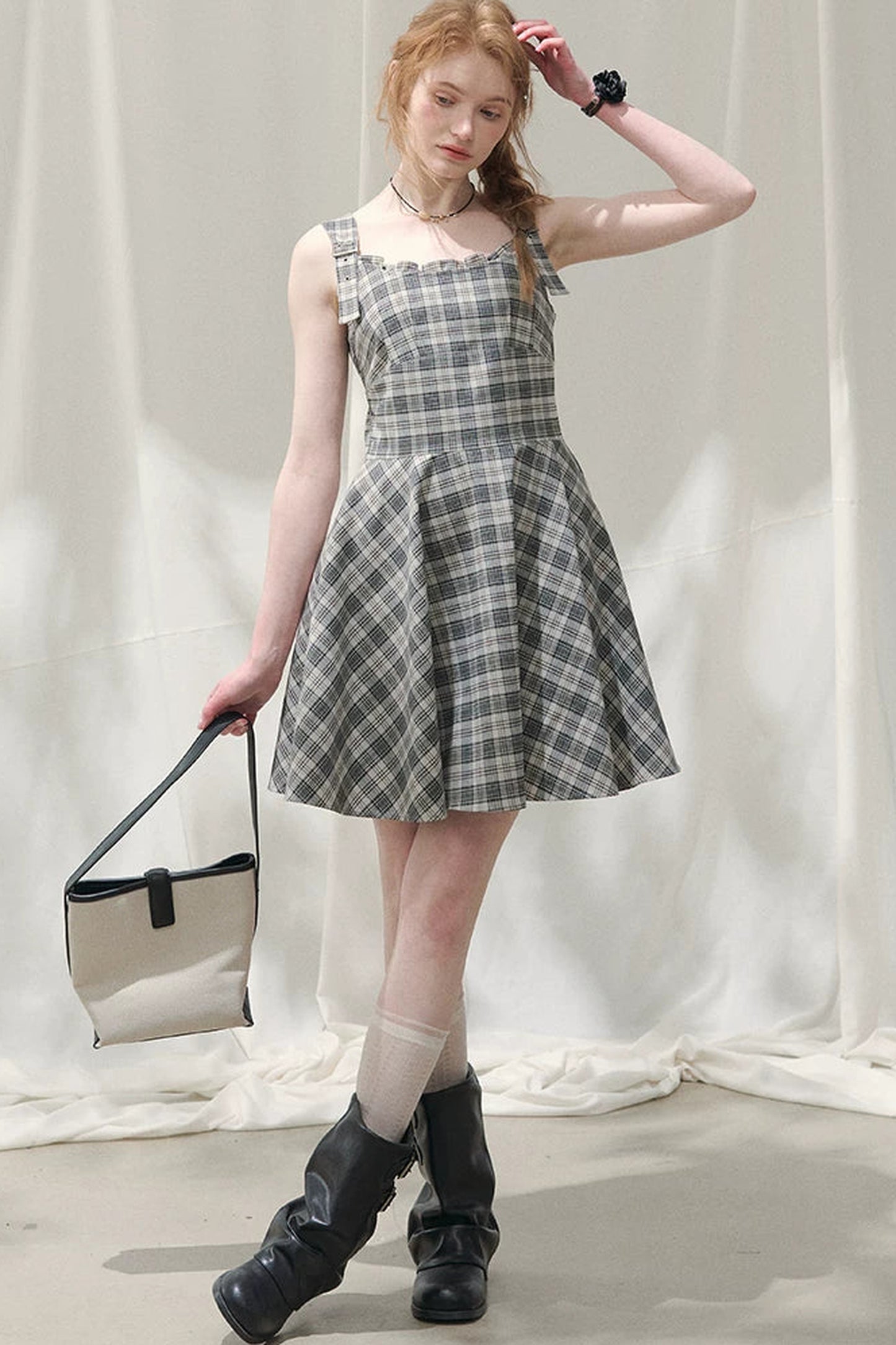 Summer Melody Plaid Dress