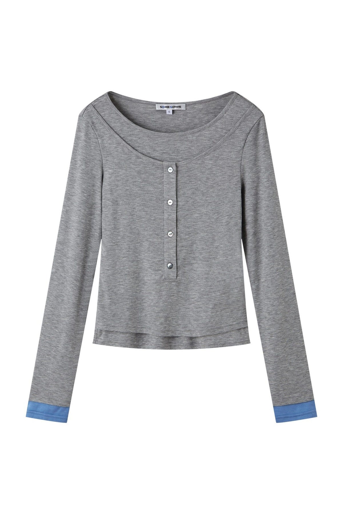 Layered-Look Long-Sleeved T-Shirt
