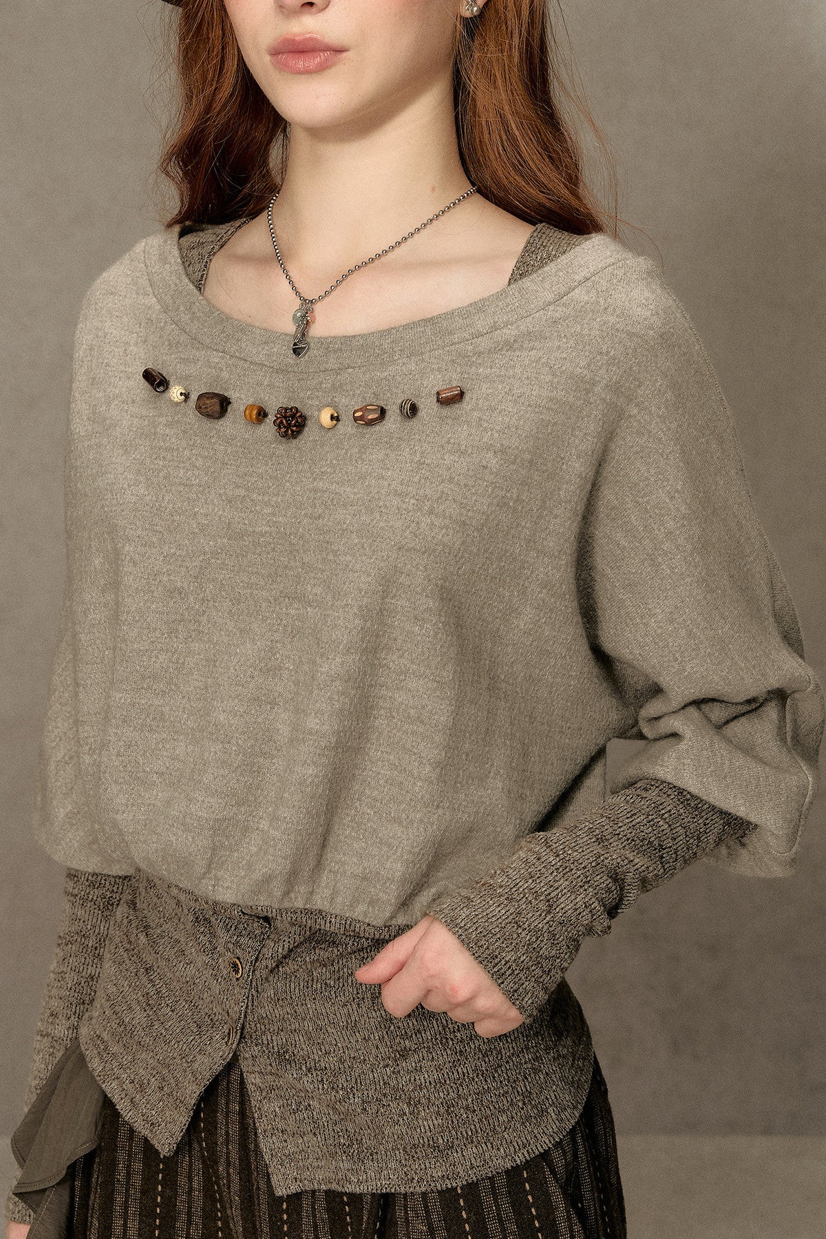 Hazelnut Lantern Pullover Sweatshirt