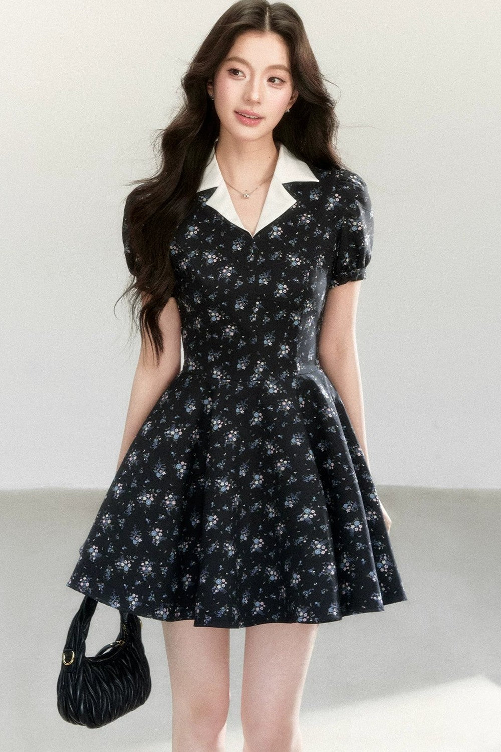 Vestido Elegante Estampado Tipo Señorita