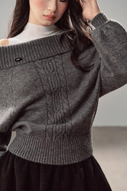 Twist Sweater Winter Two-Piece Set