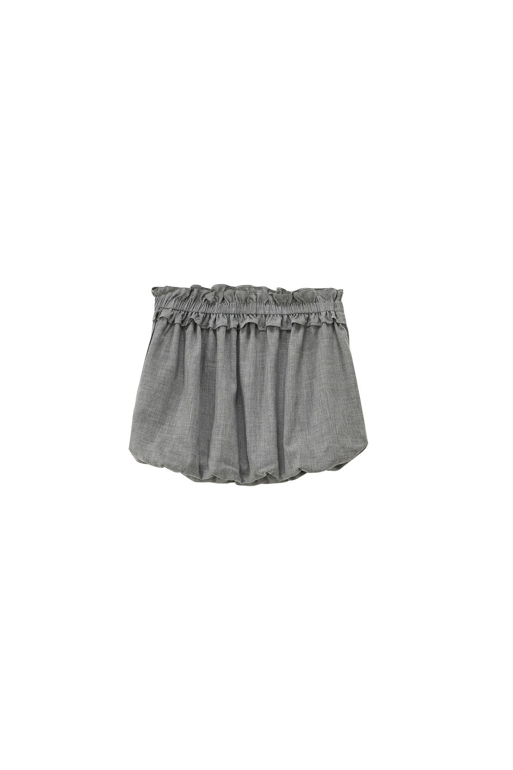 Kurzes Tube-Top aus Wollmischung