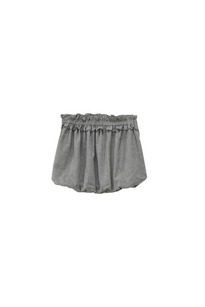 Kurzes Tube-Top aus Wollmischung
