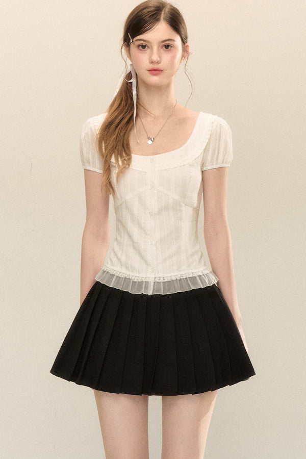 Gentle Short-Sleeved Shirt