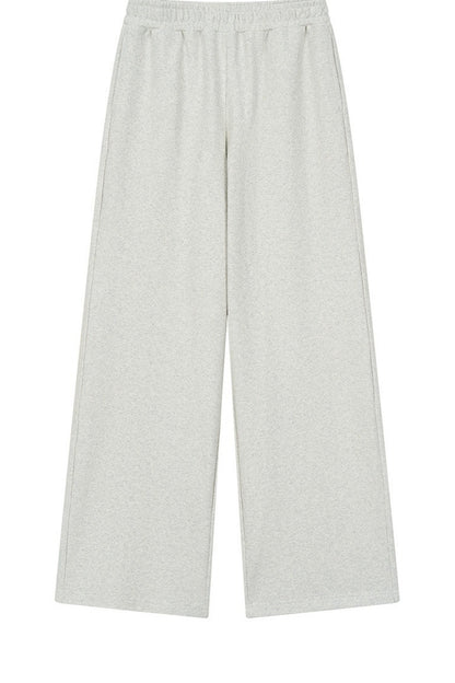 Fur Trim Hooded Sweatshirt and Sweatpants Set-Up