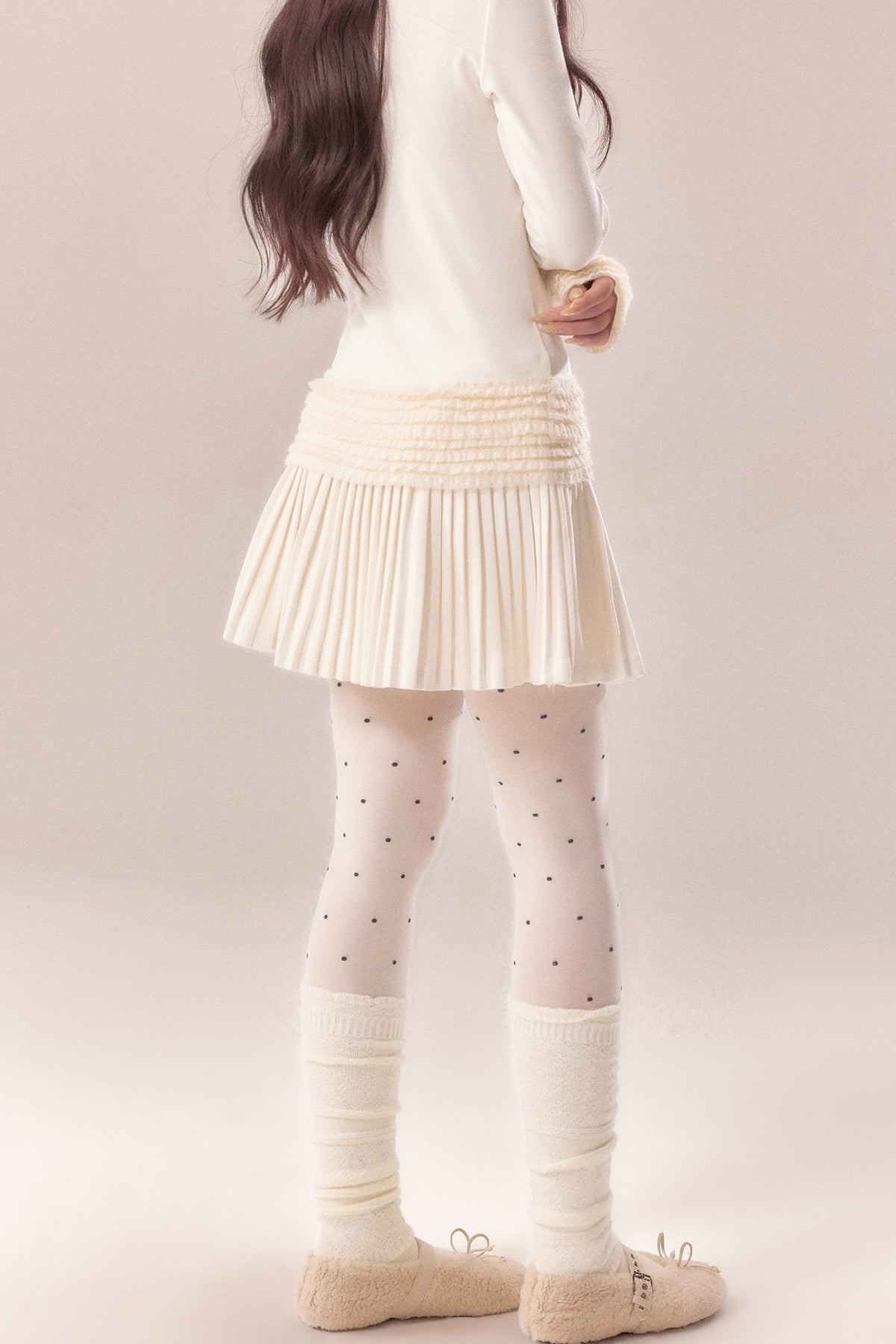 High-Waisted A-Line Skirt
