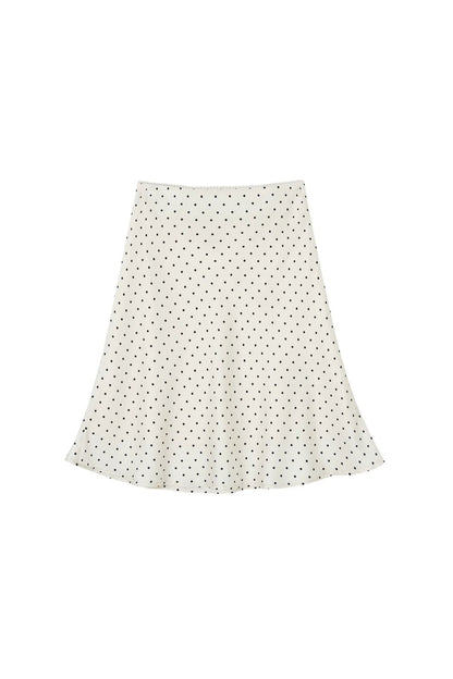 French Polka Dot Blouse & Skirt Set-Up