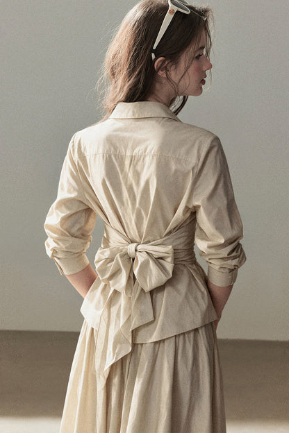 French Style Top and Long Skirt Set-Up