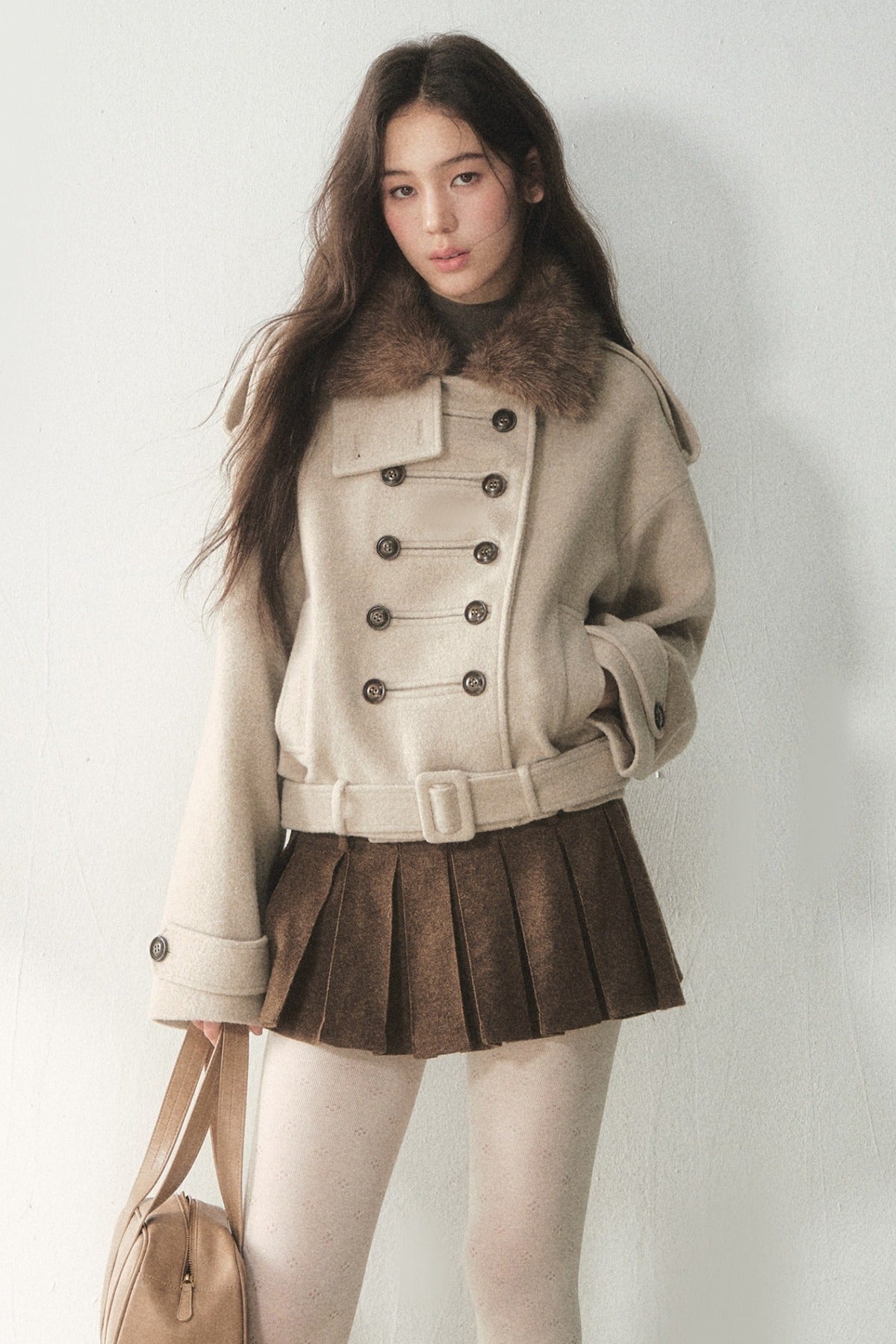 Double Breasted Wool Coat